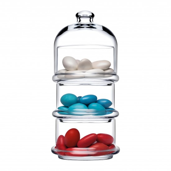 Stacking Glass Bowl 3 Tier